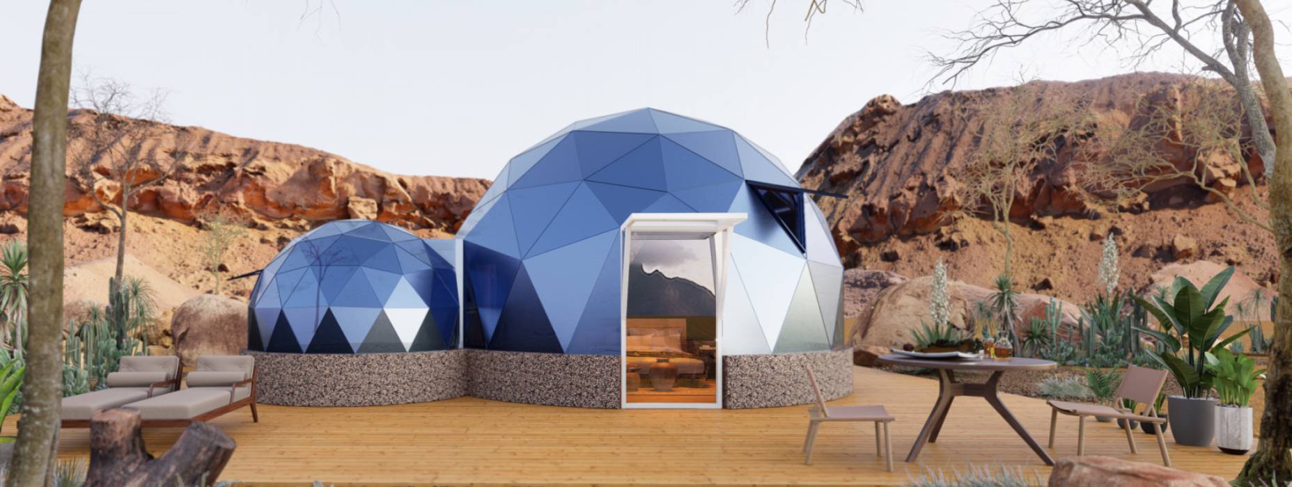 水富县球形智能光伏玻璃星空房